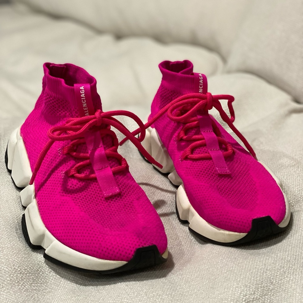 Authentic Balenciaga Speed Trainers Lace-Up